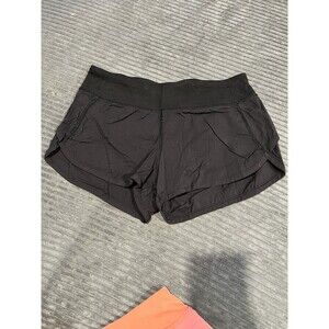 Ivviva by Lululemon Speedy Shorts Girls 12 Black Activewear Gym Pockets Lined
